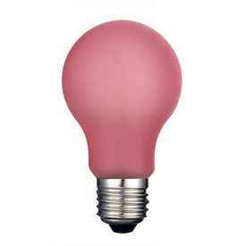 Normallampa LED rosa