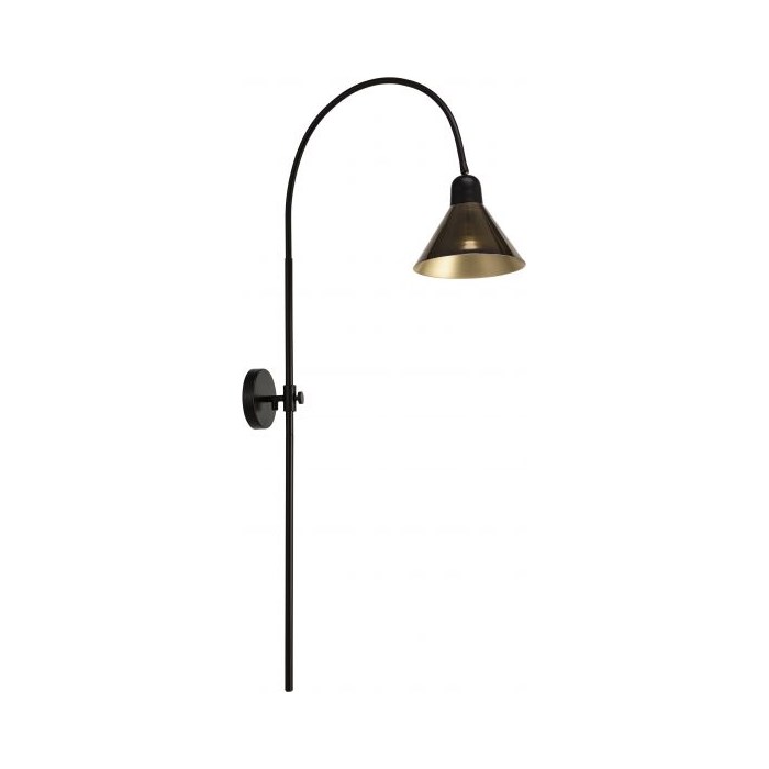 Hyde vägglampa brun 120cm