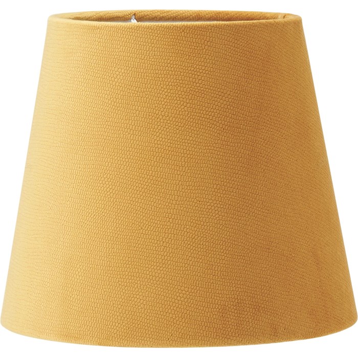 Mia lampskärm Sammet Studio gul 17cm