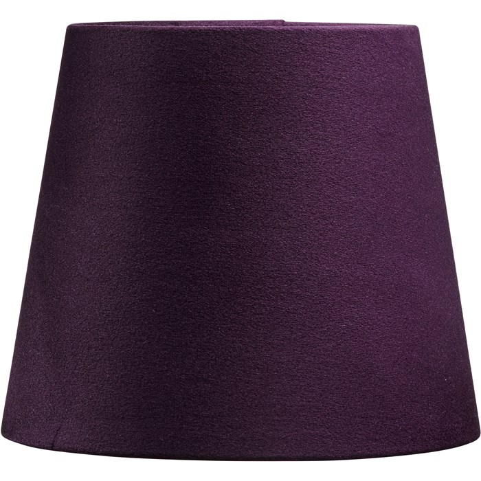 Mia lampskärm Sammet plommon 20cm