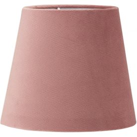 Mia lampskärm Sammet Studio rosa 20cm