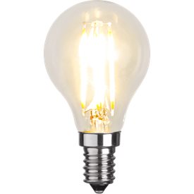 Klotlampa LED E14 klar 470lm 2700K dimbar