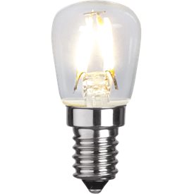 Päronlampa LED E14 klar 110Lm 2700K 2-p