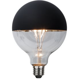 Globlampa LED svarttopp 125mm 250lm 2600K dimbar