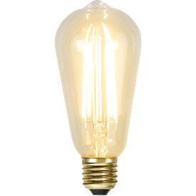 Edisonlampa LED klar E27 320lm 2100K dimbar