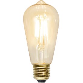 Edisonlampa LED 140lm E27 klar 2100K dimbar