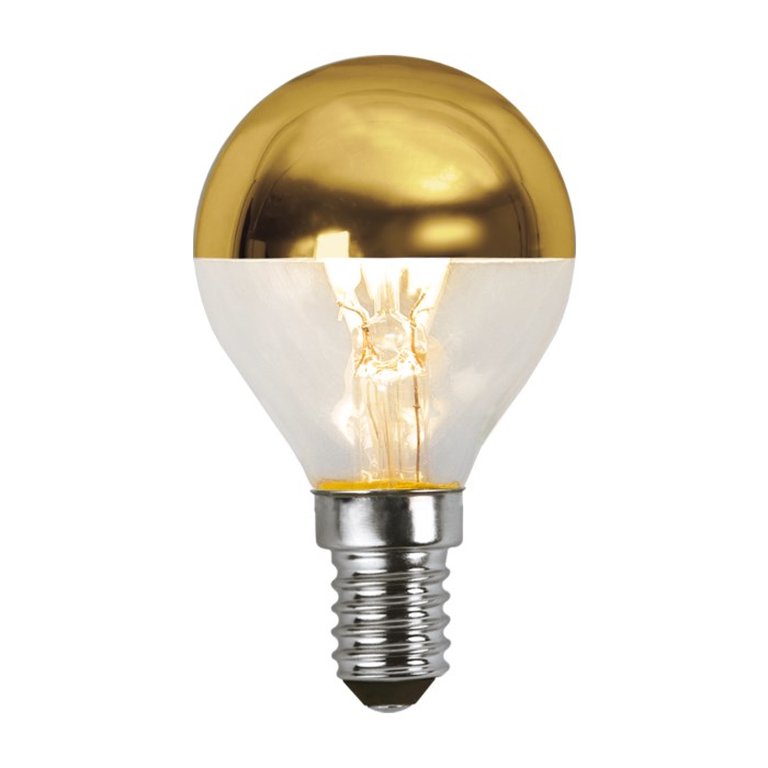 Klotlampa LED E14 guldtopp 250lm 2700k