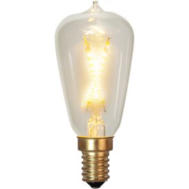 Edisonlampa LED klar E14 30lm 2100K