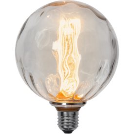Globlampa LED 50lm 125 E27 2000K bubbelglas