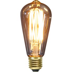 Edison LED 240lm amber E27 1800K dimbar