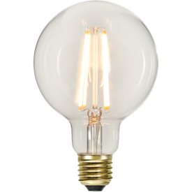 Glob LED 3-steg E27 klar 95mm 700-70lm 2100K