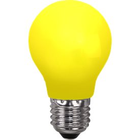 Normallampa LED gul E27 18lm