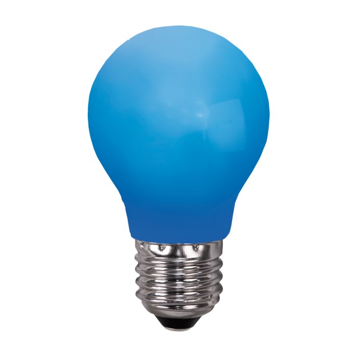Normallampa LED blå E27