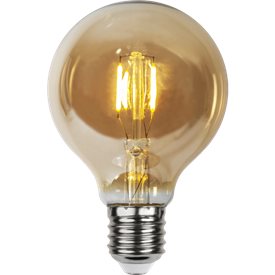 Globlampa LED 24V E27 80 amber 28lm 4-p