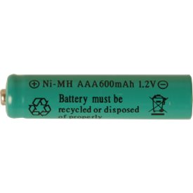 Batteri laddbart AAA 600mA 1,2V