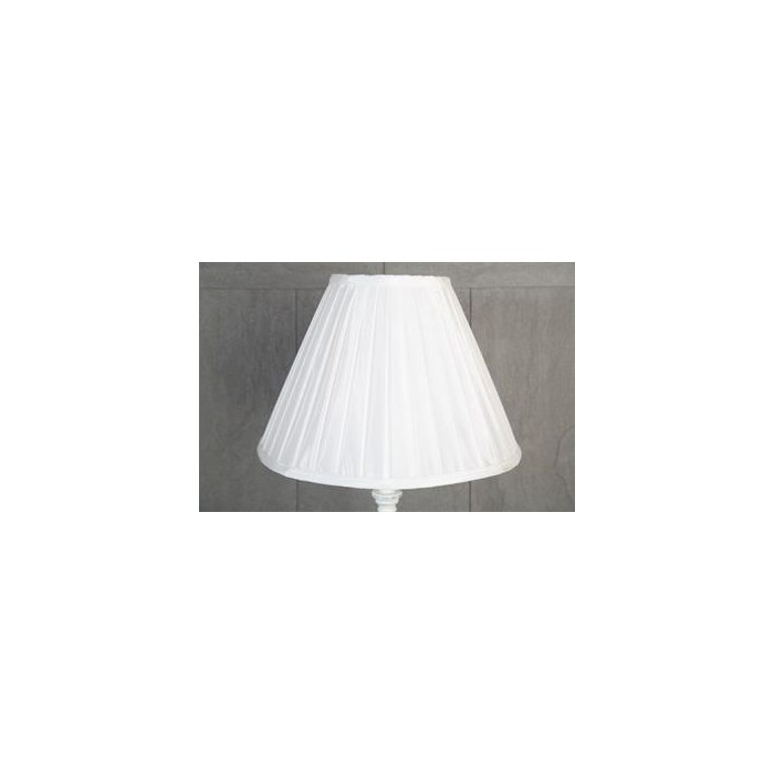 Skärm veckad vit 35 cm