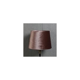 Lampskärm Sammetsviskos rosa 18cm
