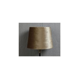 Lampskärm Sammetsviskos mörk gul 18cm