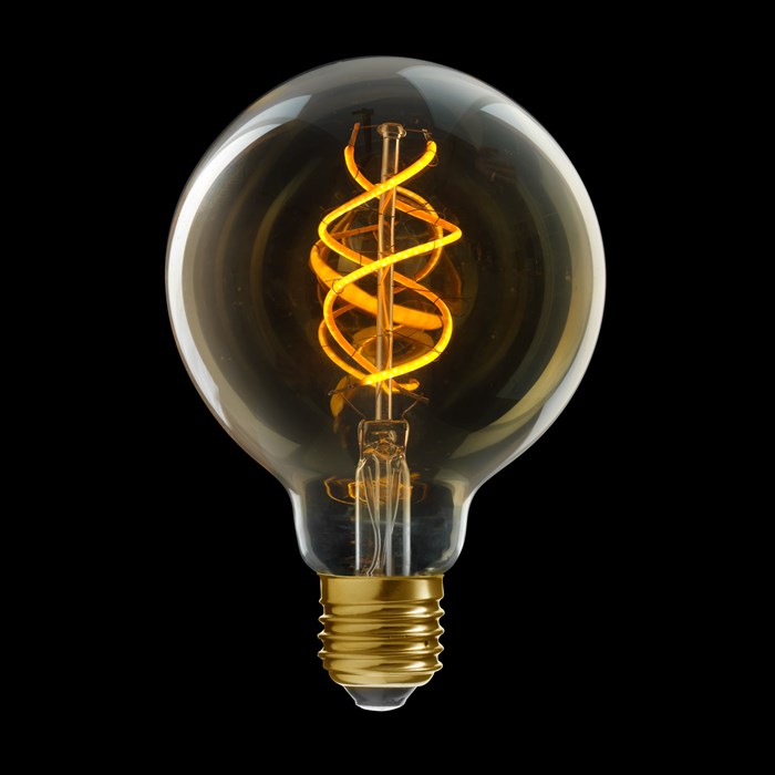 Glob LED 250lm E27 guld 100 2000K dimbar