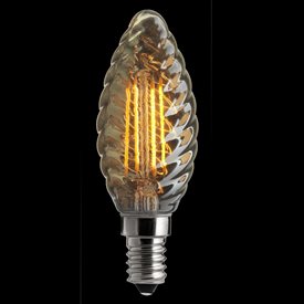 Kronljuslampa vriden LED 3-steg amber 385-30lm 2000K minne