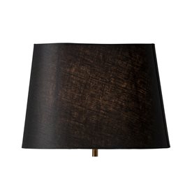 Basic oval lampskärm svart 20cm