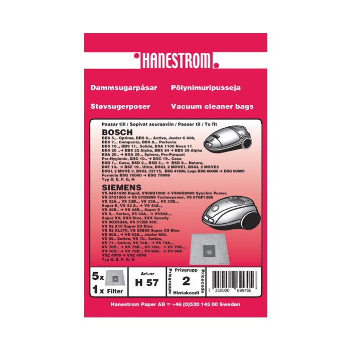 BOSCH BBS6,7,8 SIEMens VS32,42