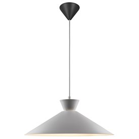 DIAL taklampa 45cm grå