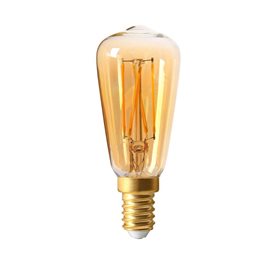 Edisonlampa LED E14 guld Elect 130lm 2100K dimbar