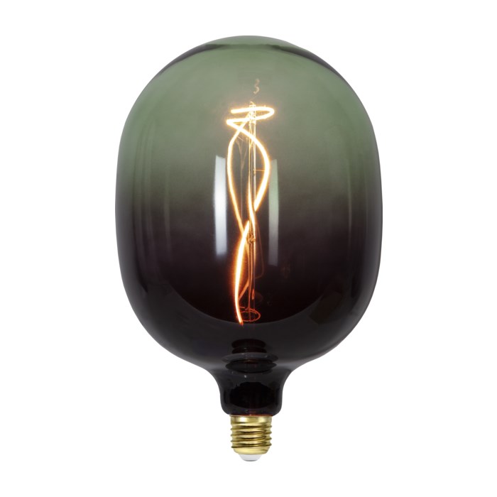 Globlampa LED rök/grön 175mm 75lm 2200K dimbar