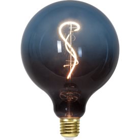 Globlampa LED 125mm svart/blå dimbar