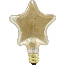 Globlampa Shaped LED Filament E27 Gold Star