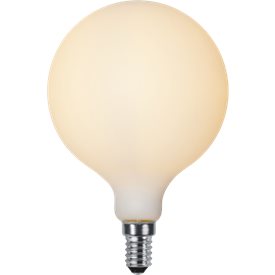 Globlampa LED E14 opal 95mm 120lm 2600K dimbar