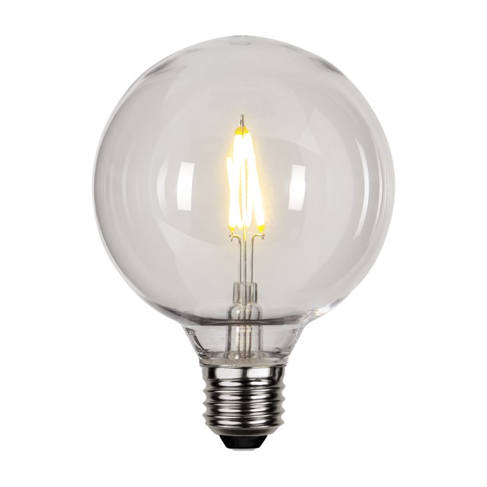 Globlampa LED 80lm E27 95mm plast 2700K