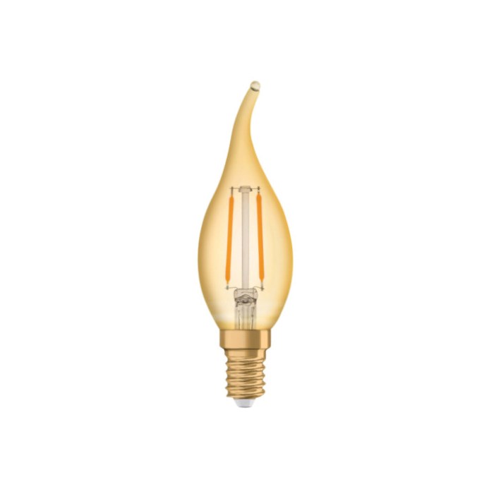 Kronljuslampa LED E14 amber 120lm 2400K