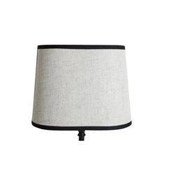 EDGE oval lampskärm 27cm beige/svart
