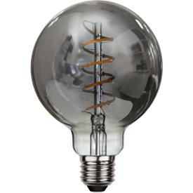 Glob LED 90lm smoke 95 E27 2100K dimbar