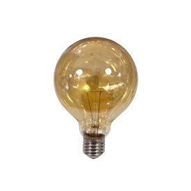 Globlampa 95mm amber E27 60W