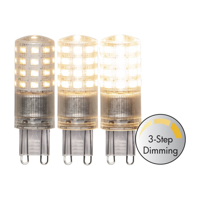 LED G9 3-steg 470lm 2700K