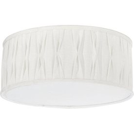 Plafond Plissé offwhite med stygn