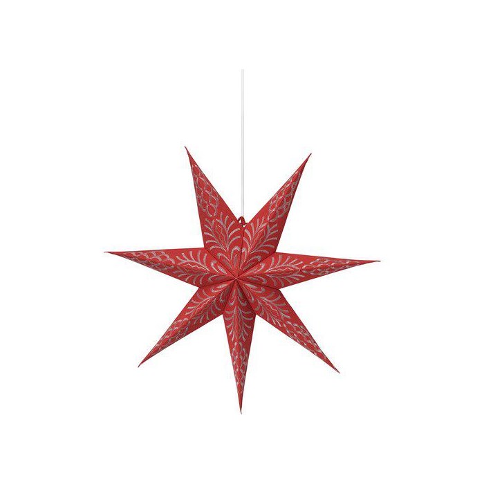 Julstjärna Celeste star Röd 60 cm