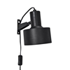 Solo vägglampa matt svart