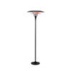 Diablo golvlampa Ø50 mattsvart/blankröd