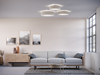 Soft plafond Ø44 vit ull