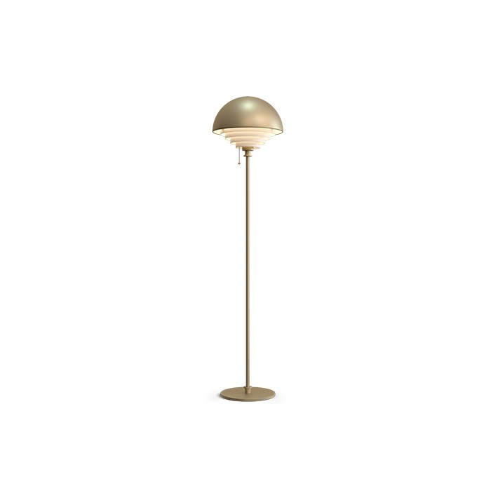Motown golvlampa mässing