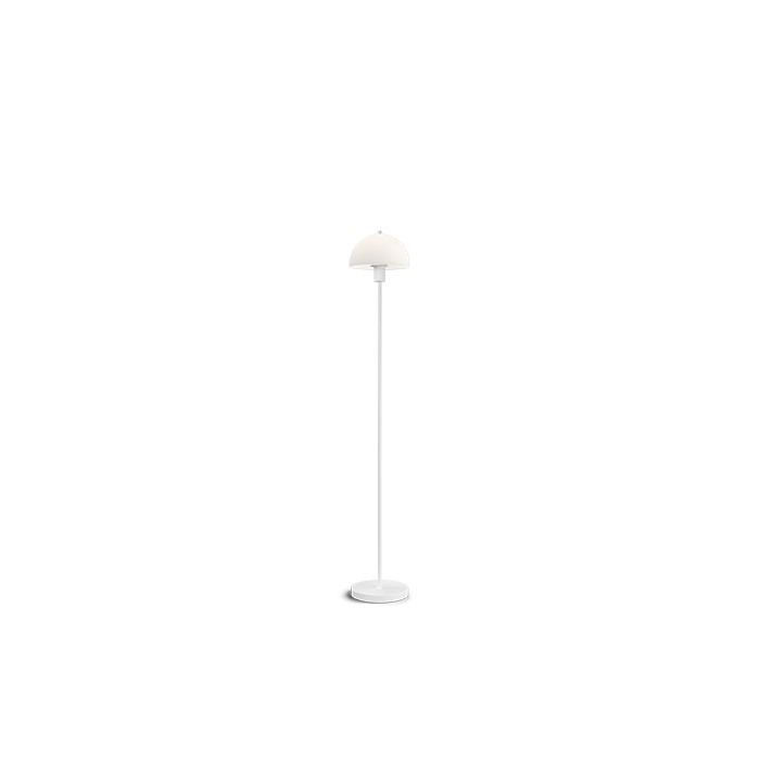 Vienda golvlampa vit/opal glas