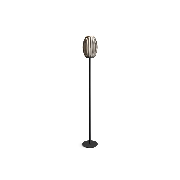 Tentacle M golvlampa svart/rökfärgad