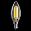 Kronljuslampa LED 3-steg E14 klar 420-30lm 2200K
