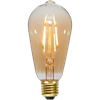 Edisonlampa LED 80lm amber E27 2000K
