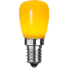Päronlampa LED E14 gul 2lm