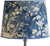 ELIZA FLORAL lampskärm 24cm blå